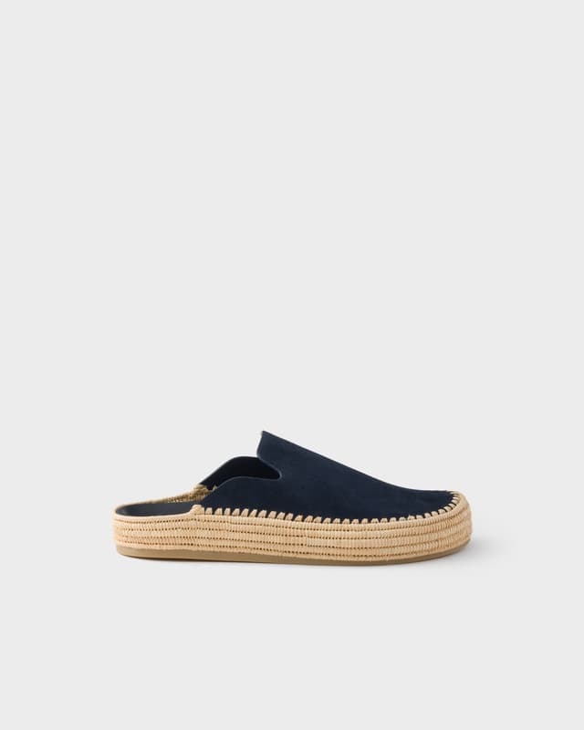 Prada Suede mules