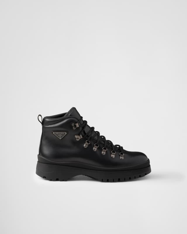 Prada Brixxen leather booties