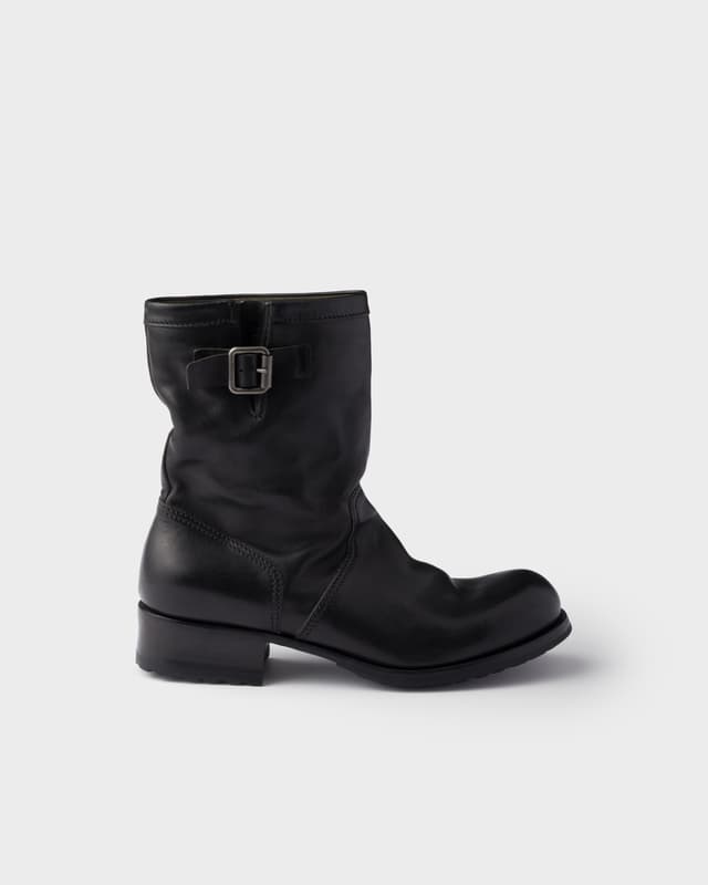 Prada Leather mid-calf boots