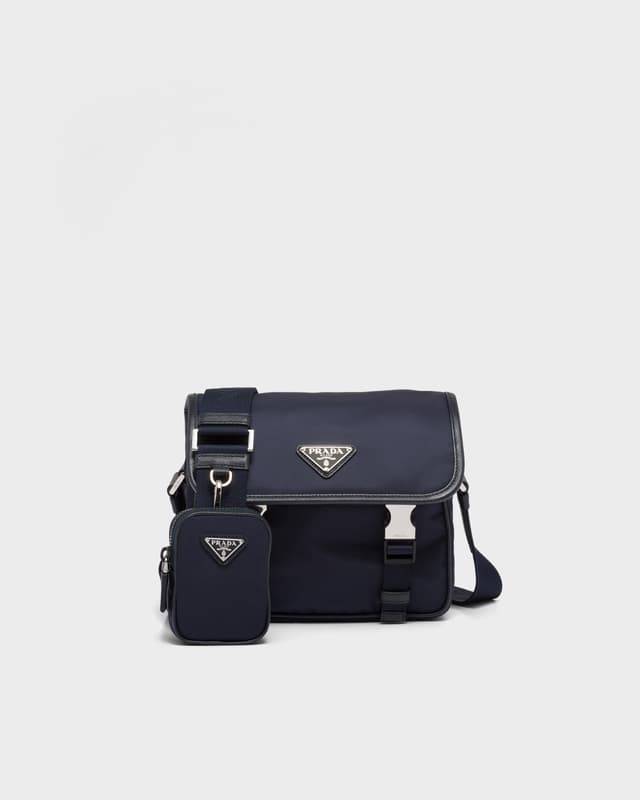 Prada Re-Nylon and Saffiano leather shoulder bag