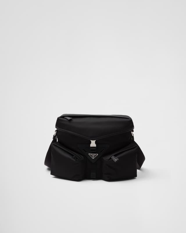 Prada Re-Nylon and leather shoulder bag