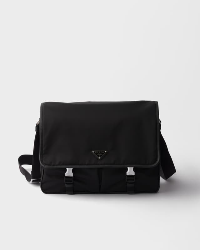 Prada Re-Nylon and Saffiano leather shoulder bag