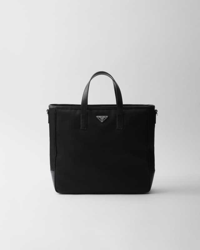 Prada Re-Nylon and Saffiano leather tote bag