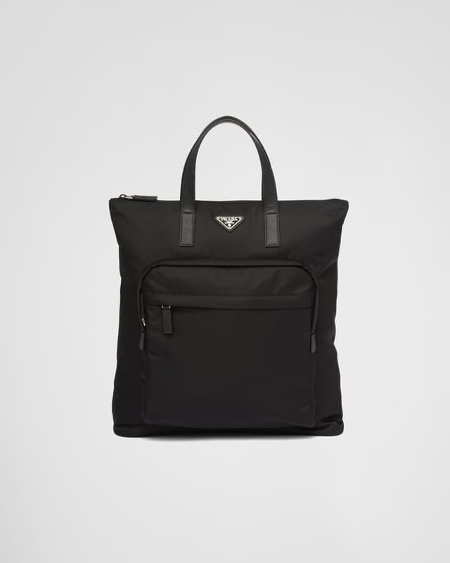 Prada Re-Nylon and Saffiano leather tote bag