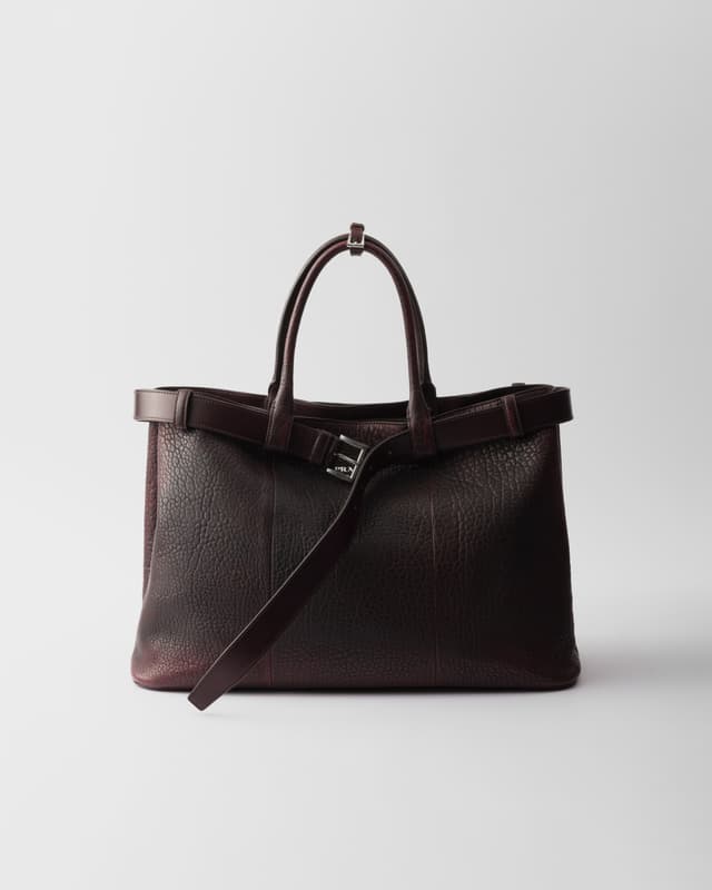 Prada Prada Buckle nappa leather bag