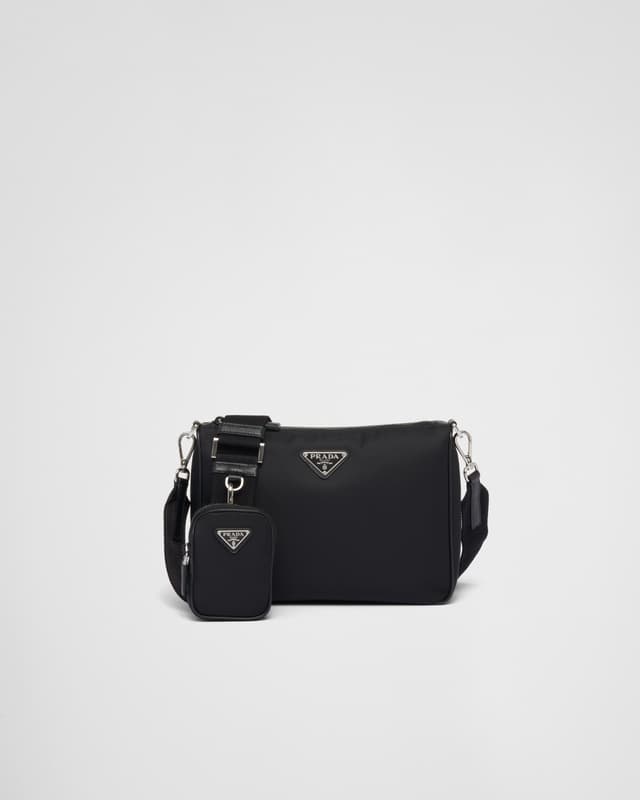 Prada Re-Nylon and Saffiano leather shoulder bag