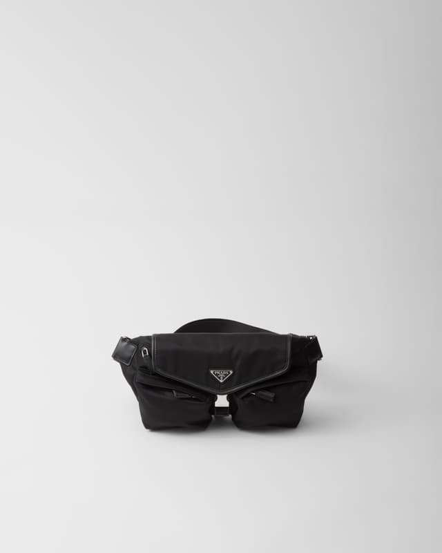 Prada Re-Nylon and leather shoulder bag