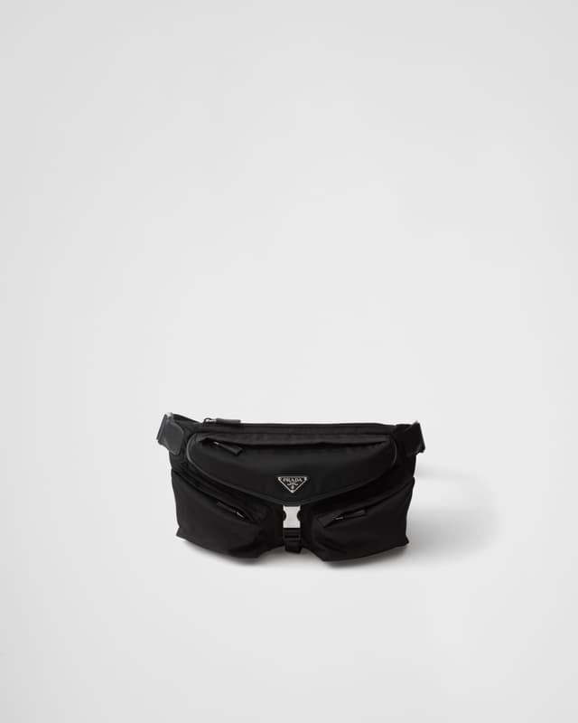 Prada Re-Nylon and leather shoulder bag