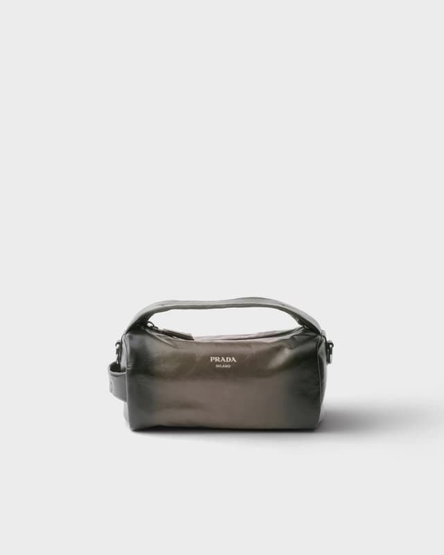 Prada Antiqued leather shoulder bag