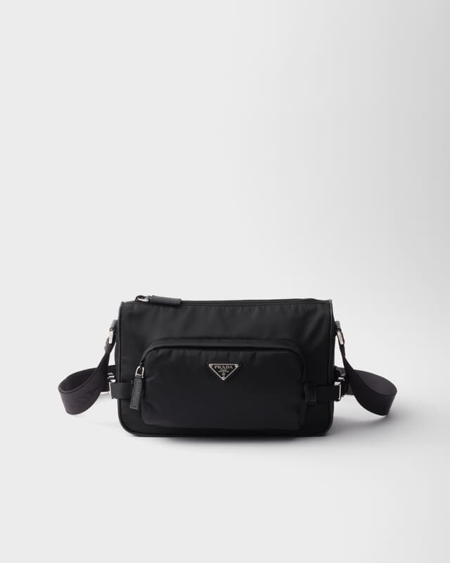 Prada Medium Re-Nylon and Saffiano leather shoulder bag