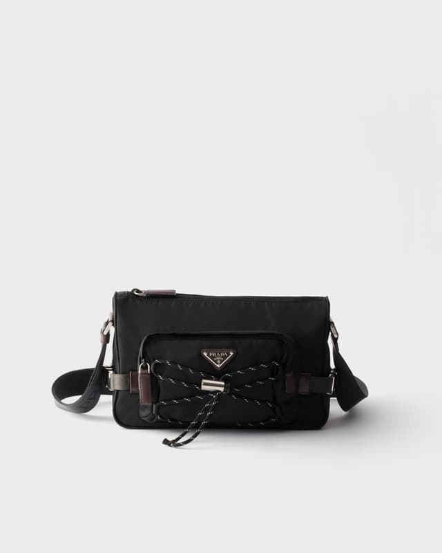 Prada Prada Speedrock Re-Nylon and leather shoulder bag
