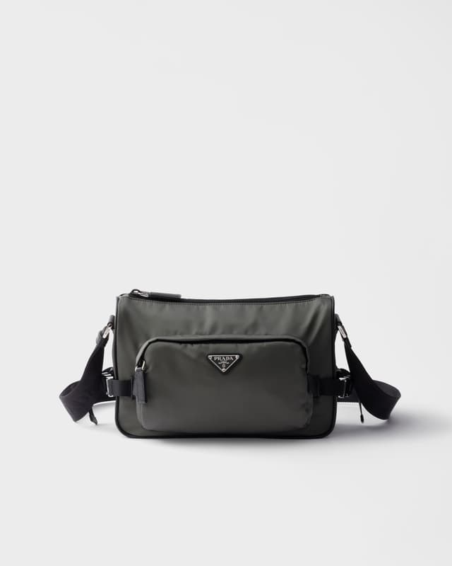 Prada Medium Re-Nylon and Saffiano leather shoulder bag