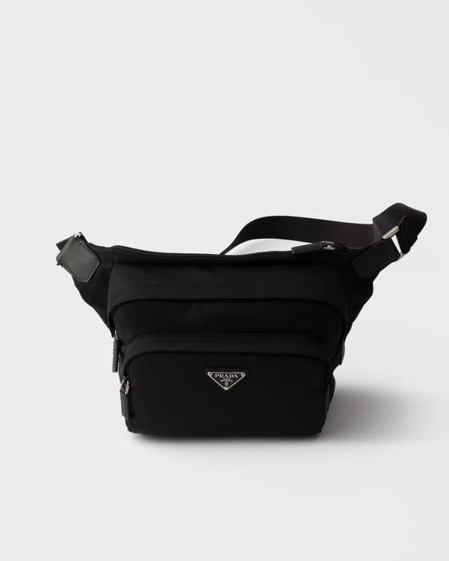 Prada Re-Nylon and leather shoulder bag