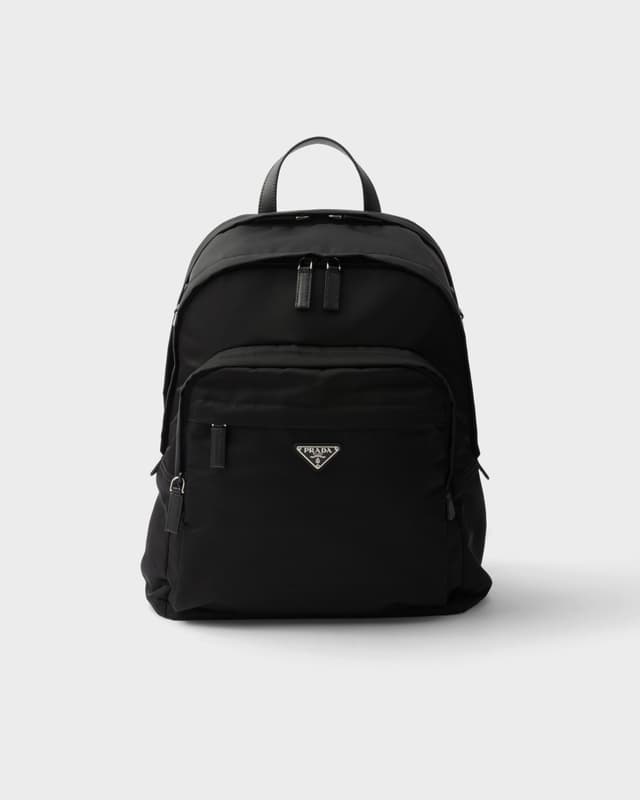 Prada Re-Nylon and Saffiano leather backpack