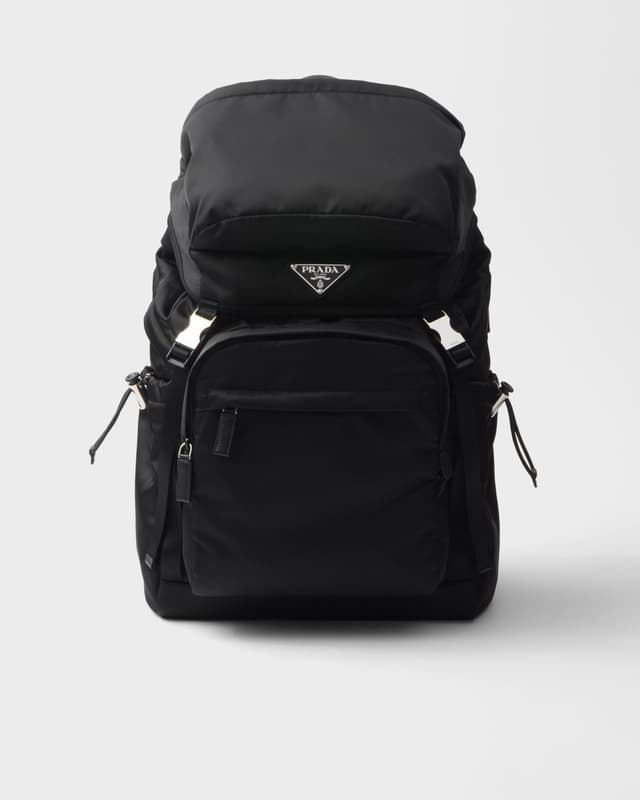 Prada Re-Nylon and Saffiano leather backpack