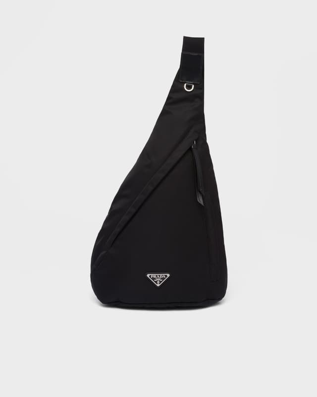 Prada Re-Nylon and leather backpack