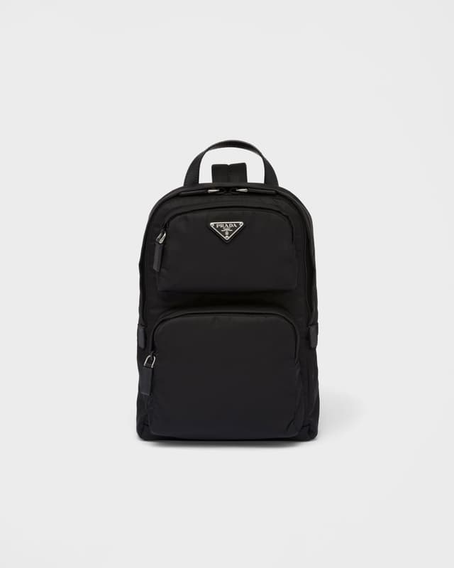 Prada Re-Nylon and Saffiano leather backpack