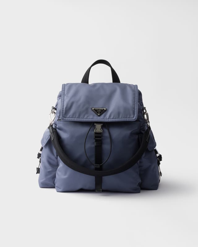 Prada Prada Explore Re-Nylon and leather backpack