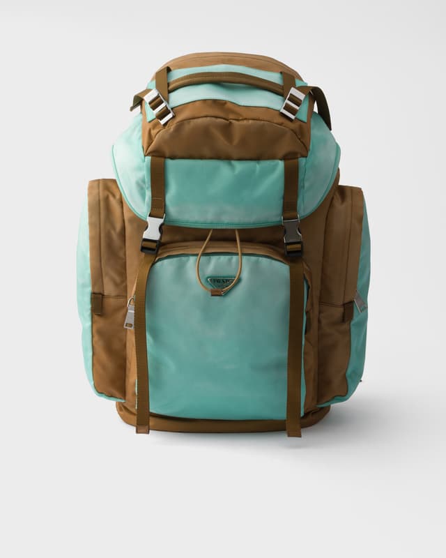 Prada Large Re-Nylon and Saffiano leather backpack