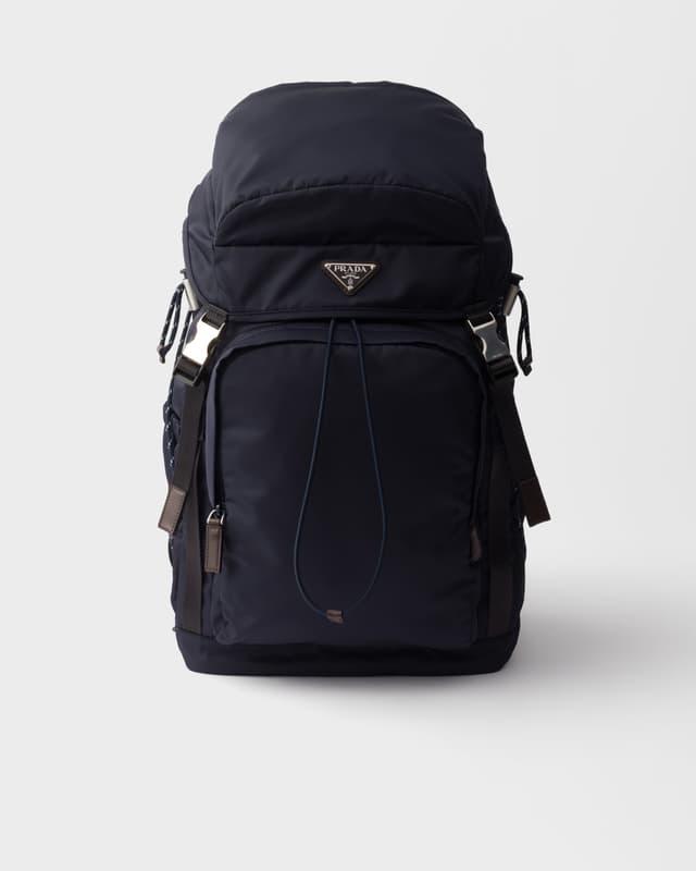 Prada Prada Speedrock Re-Nylon and leather backpack