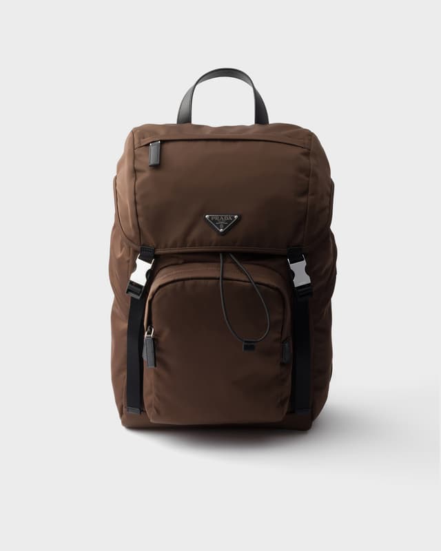 Prada Re-Nylon and Saffiano leather backpack
