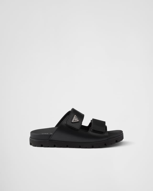 Prada Leather strap slides