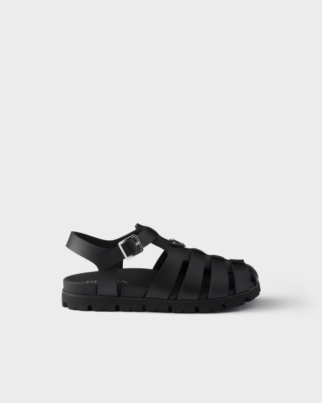 Prada Rubber fisherman sandals