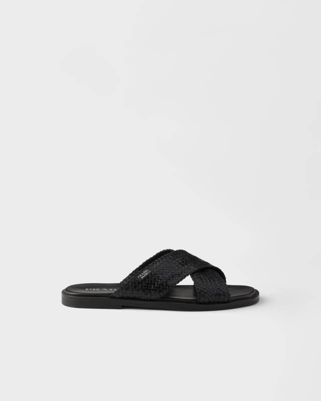 Prada Crisscross slides