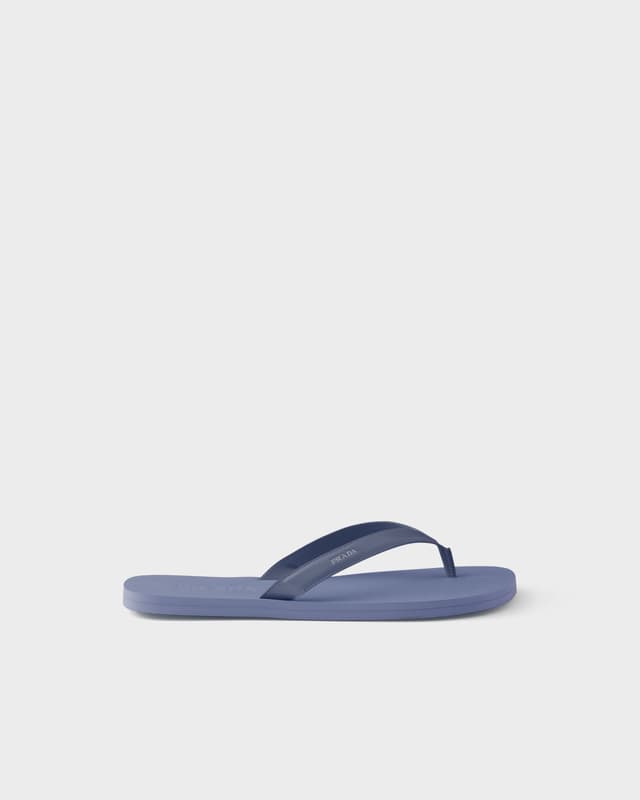 Prada Brushed leather flip-flops