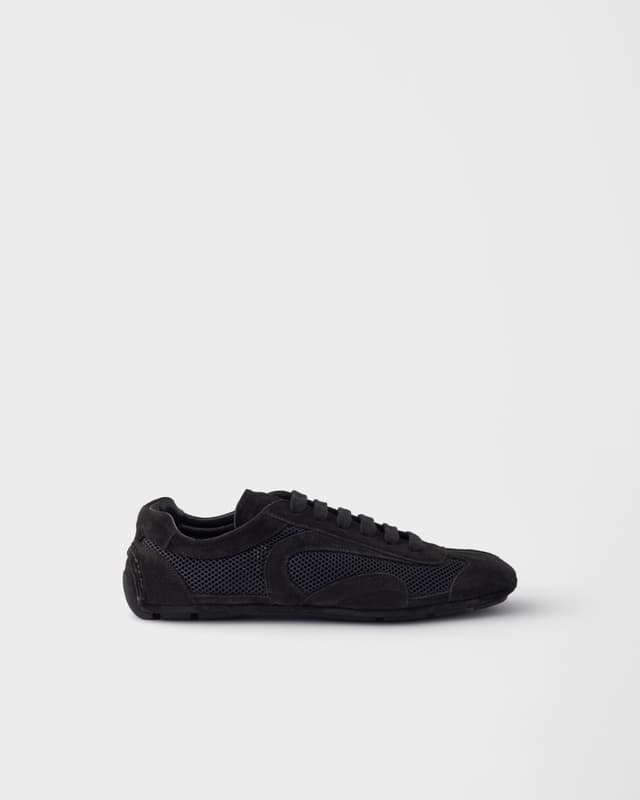 Prada Montecarlo Re-Edition 2005 suede and mesh sneakers