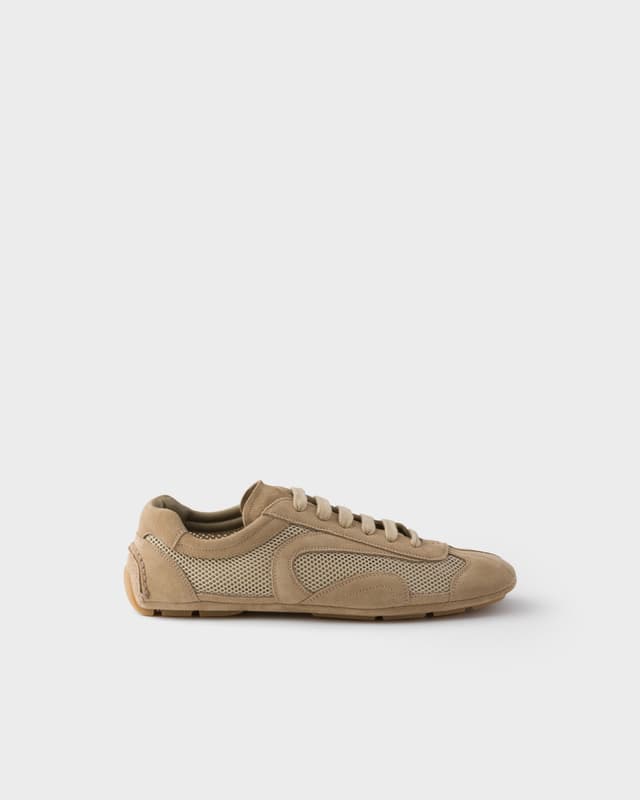 Prada Montecarlo Re-Edition 2005 suede and mesh sneakers