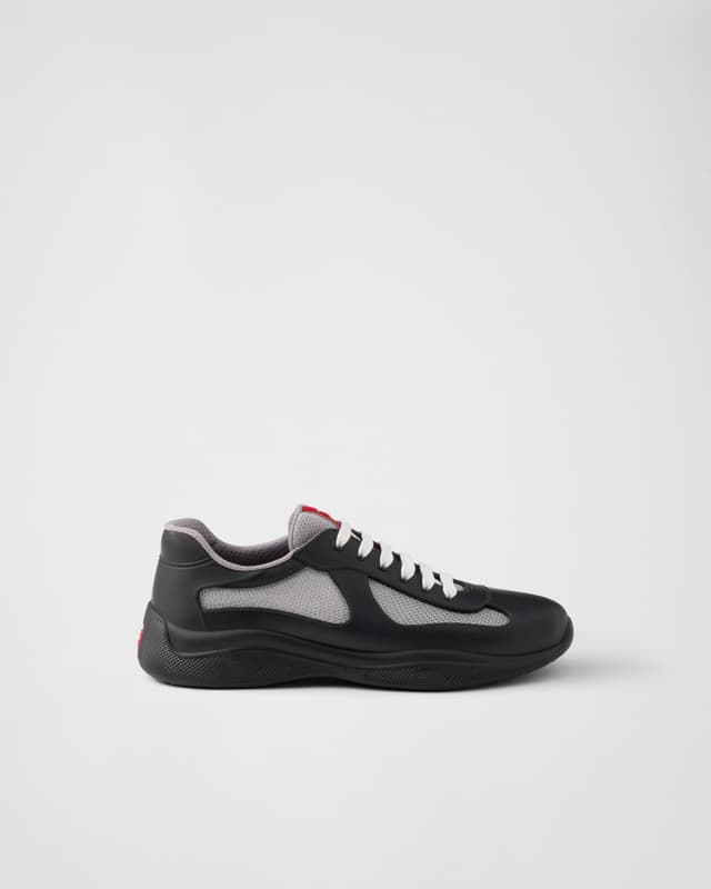 Prada Prada America's Cup Soft rubber and bike fabric sneakers