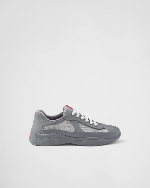 Prada Prada America's Cup Soft rubber and bike fabric sneakers