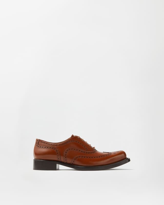 Versace maverick leather derby shoes