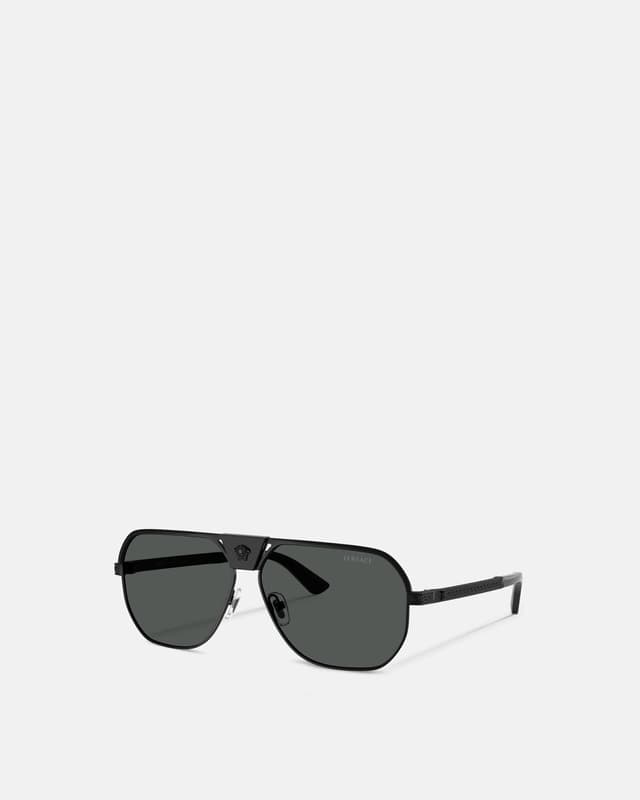 Versace greca flow navigator sunglasses