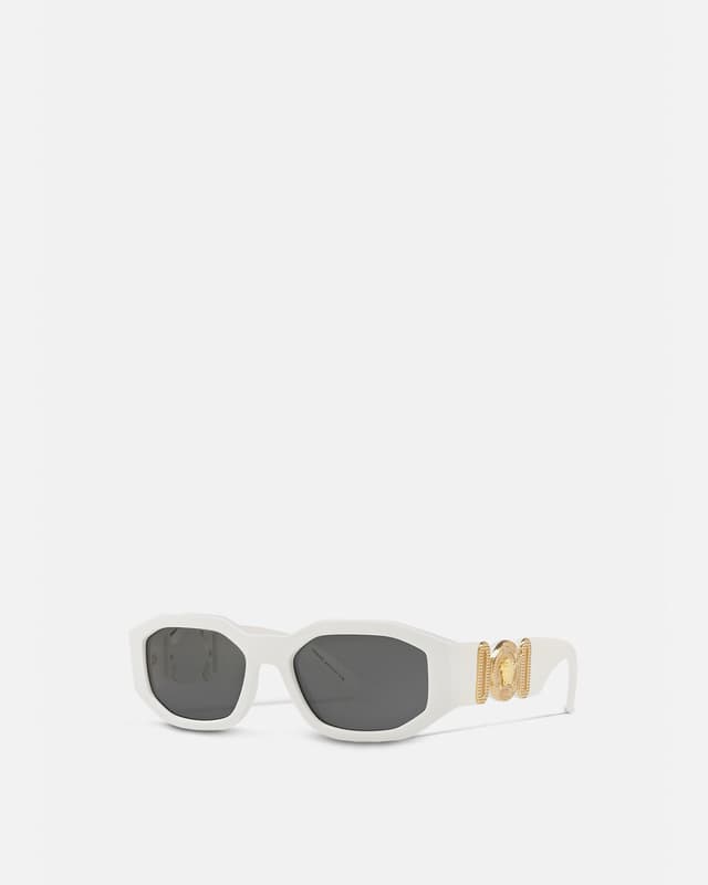 Versace white medusa biggie sunglasses