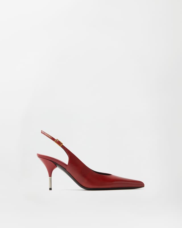 Versace nyx leather slingbacks 80 mm