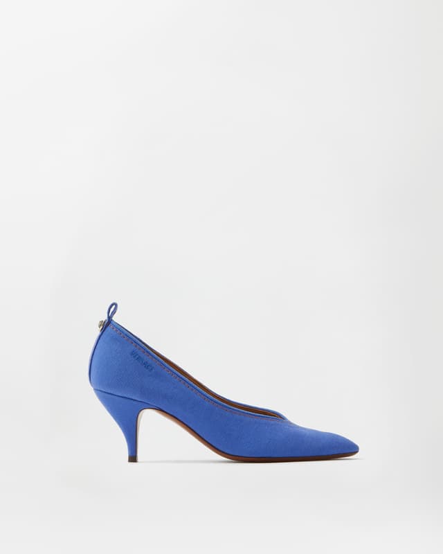 Versace tina denim pumps 65 mm