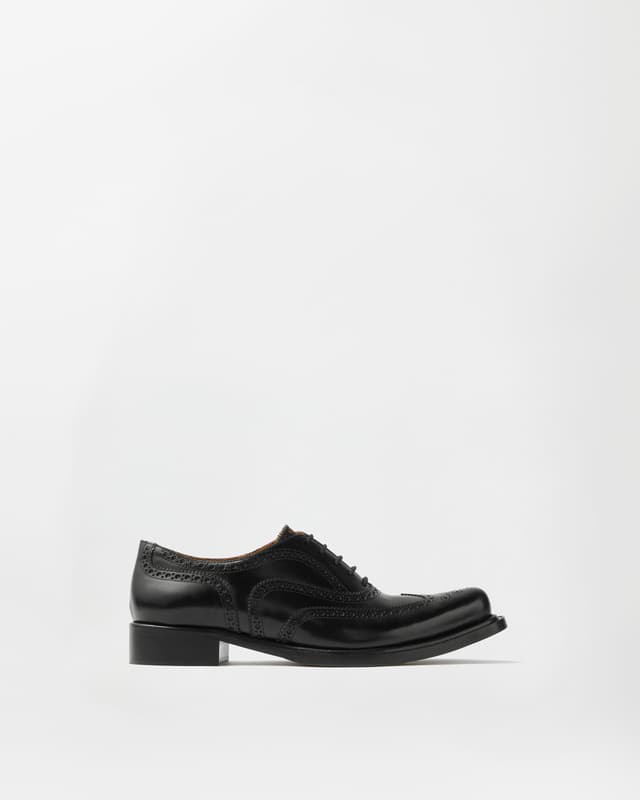 Versace maverick leather derby shoes