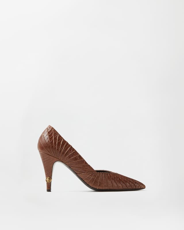 Versace gianni leather pumps 90 mm
