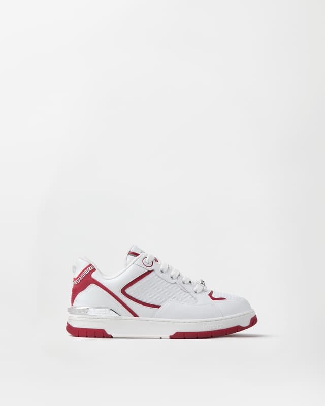 Versace biggie basket leather sneakers