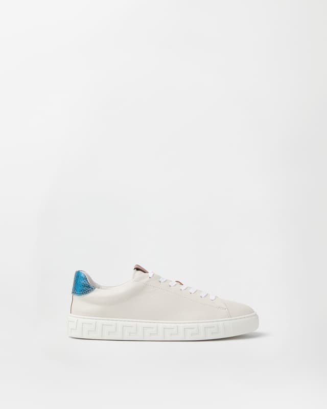 Versace greca leather sneakers
