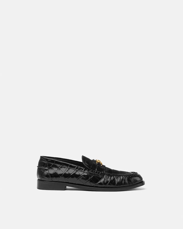 Versace medusa 95 croc-effect loafers