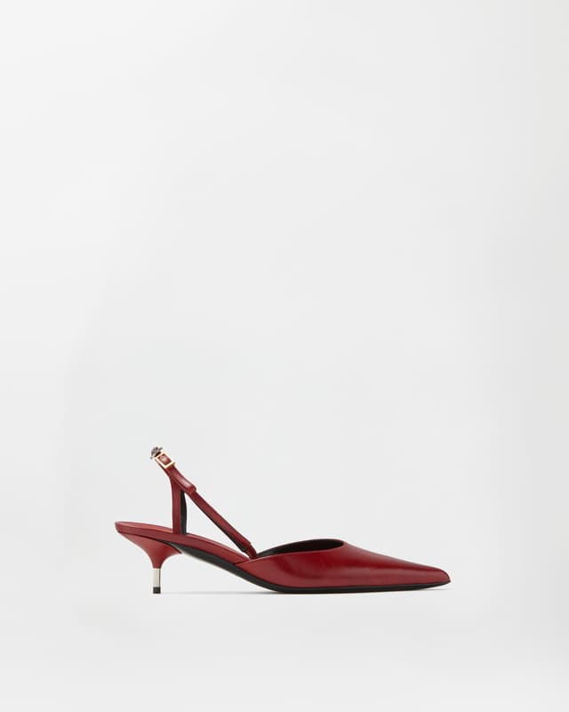 Versace nyx leather slingbacks 50 mm