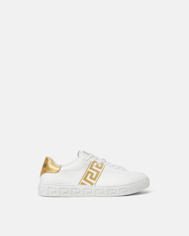 Versace greca embroidered nylon sneakers