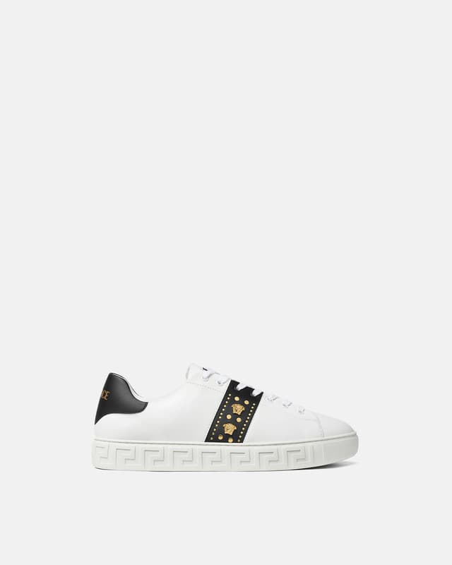 Versace greca embellished nylon sneakers