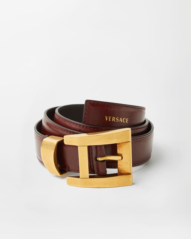 Versace leather belt 3 cm