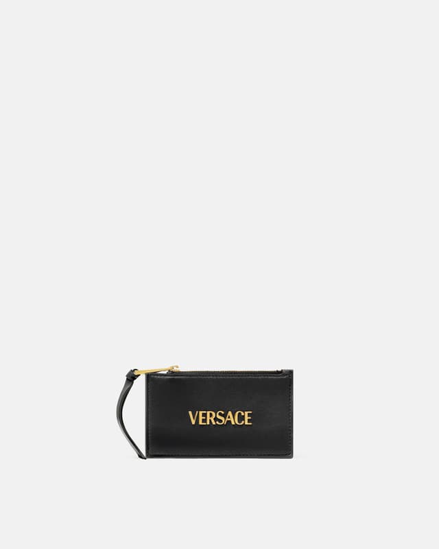 Versace versace tag nappa card holder