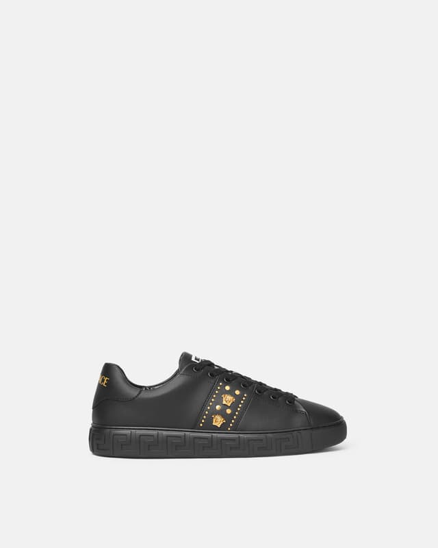 Versace greca embellished nylon sneakers